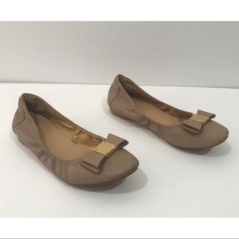EUC COLE HAAN tan ballet flats with bow